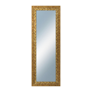 DANTIK Zrcadlo 50x140 ZVRATNÁ zdobná zlatá