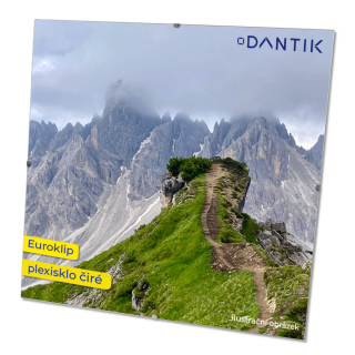 30x30 | DANTIK Euroklip PLEXI čiré - rámeček na fotky