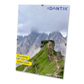 20x25 | DANTIK Euroklip PLEXI čiré - rámeček na fotky