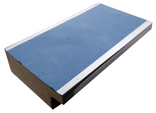 2402 | vyřazeno - Plochá 45mm modrá Ag hrany (3m)