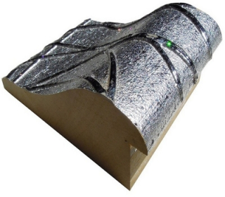 2415 | vyřazeno - Zvratná moderní stříbrná (3m)