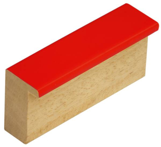 2547 | vyřazeno - PERLA červená lesklá vysoká (3m)