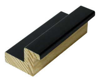 Rámová lišta DANTIK - 2920 | Vyřazeno | CANVAS černá