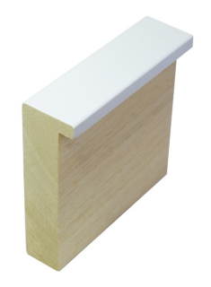 Rámová lišta DANTIK - 2924 | KASSETTE bílá vysoká 70 mm