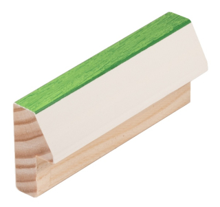 Rámová lišta DANTIK - 3172 | EVOQUE zelená