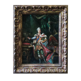 Neznámý autor - Rytíř | 42.2x52.2