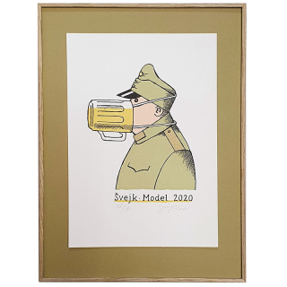 Slíva Jiří - Švejk model 2020,14/40 | 30.2x40.2
