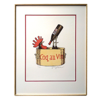 Slíva Jiří - Sliva Coq au Vin | 36.7x45.2