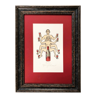 Slíva Jiří - Přípitek | 27.4x35.6