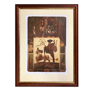 Born Adolf - Pozdrav Molierovi | 46.3x53.8