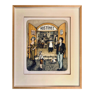 Hüttnerová Iva - Montmartre | 44.7x52.0