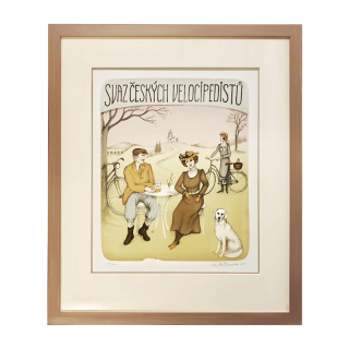 Hüttnerová Iva - Svaz českých velocipedistů | 45.7x53.0