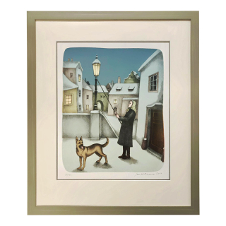 Hüttnerová Iva - Dobrý večer | 46.2x52.5