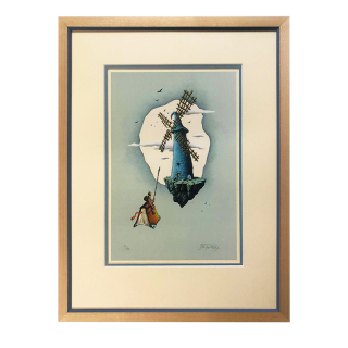 Jelen Oldřich - Don Qiujote | 31.2x40.2