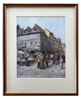 Jansa Václav - Havelská ulice | 29.0x35.1