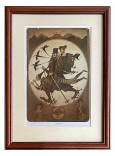 Born Adolf - Muž s nůší | 38.3x51.6