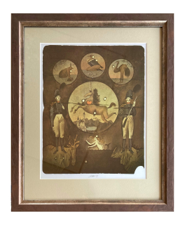 Born Adolf - Vojáci a kůň | 43.3x52.3