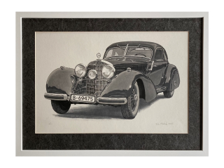 Ptáček Petr - Mercedes-benz 540K | 60.2x45.4