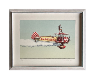 Ptáček Petr - Létající cirkus | 57.1x46.0