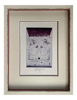 Brázda Jiří - Žena s květinou | 25.9x32.8