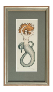 Jelenová Františka - Mořská panna | 21.4x35.4