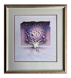 Jelen Oldřich - Strom myšlenek | 41.9x46.2