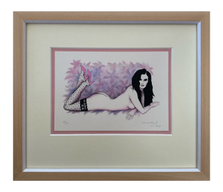 Jelenová Veronika - Burleska ležící | 25.5x22.2