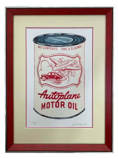 Ptáček Petr - Motor oil autoplane | 36.6x49.2