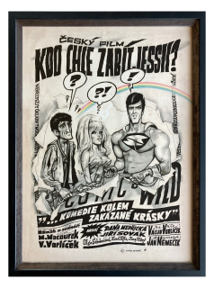 Saudek Kája - Kdo chce zabít Jessii | 52.6x71.1