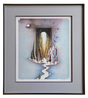 Jelen Oldřich - Jeskyně | 35.3x39.4