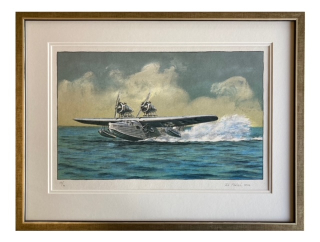 Ptáček Petr - Letadlo Hydroplán | 53.6x41.1