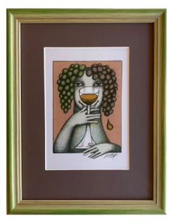 Krejčí Kuba - Paní Hroznová | 24.4x30.9