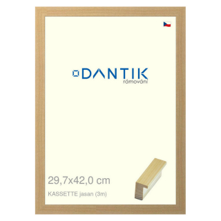 DANTIK rámeček 29,7x42 | KASSETTE jasan (Plexi Čiré)