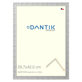 DANTIK rámeček 29,7x42 | SARTORI kost.bí.l.m (Plexi Čiré)
