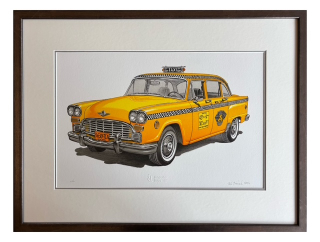 Ptáček Petr - NY taxi checker | 71.8x56.8