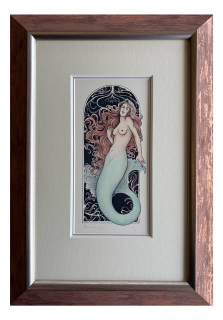 Jelenová Františka - Mořská panna | 26.2x36.9