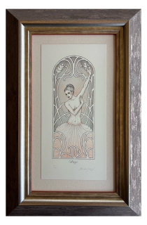 Jelenová Františka - Panna | 18.7x31.6